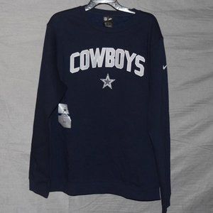 NEW NFL Dallas Cowboys Nike Blue Long Sleeve Sweater Sz. XL